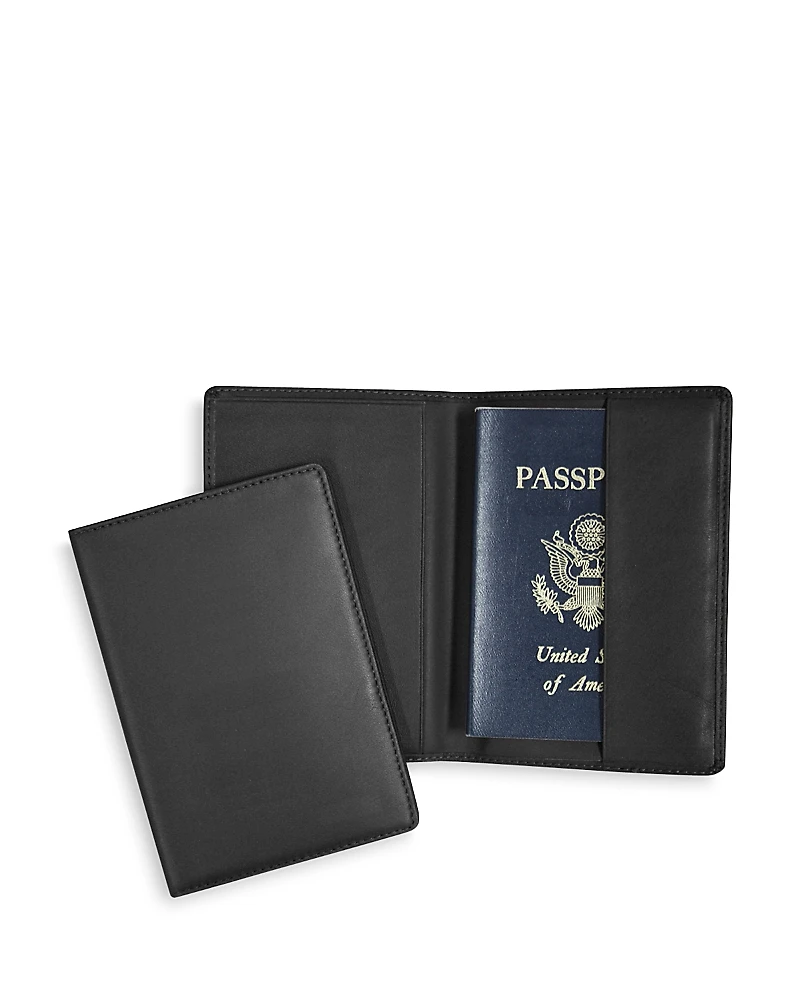 Royce New York Leather Rfid-Blocking Protective Passport Case