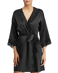 Signature Collection Satin Wrap Robe