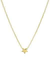 Aqua Star Pendant Necklace