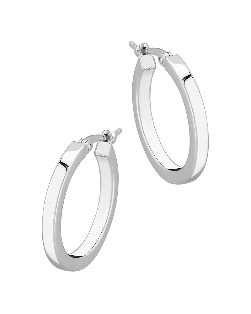 Bloomingdale's Fine Collection Small Square Tube Hoop Earrings