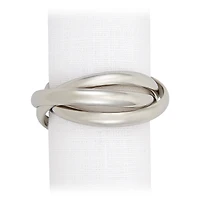 L'Objet Three Ring Napkin Jewels, Set of 4