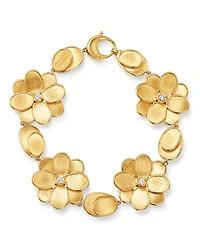 Marco Bicego 18K Yellow Gold Petali Diamond Bracelet