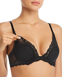Natori Feathers Plunge Underwire Maternity Nursing Bra