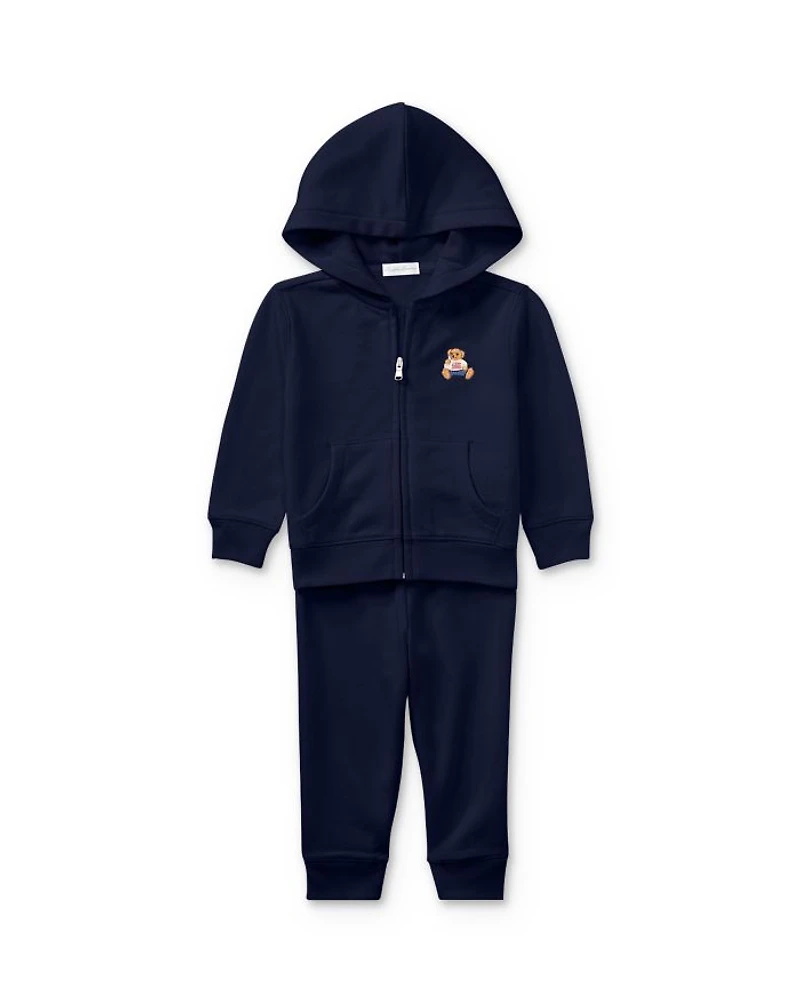 Boys' Polo Bear Hoodie & Pants Set - Baby