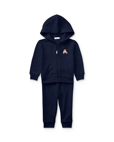 Boys' Polo Bear Hoodie & Pants Set - Baby
