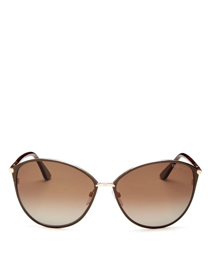 Penelope Polarized Cat Eye Sunglasses, 59mm
