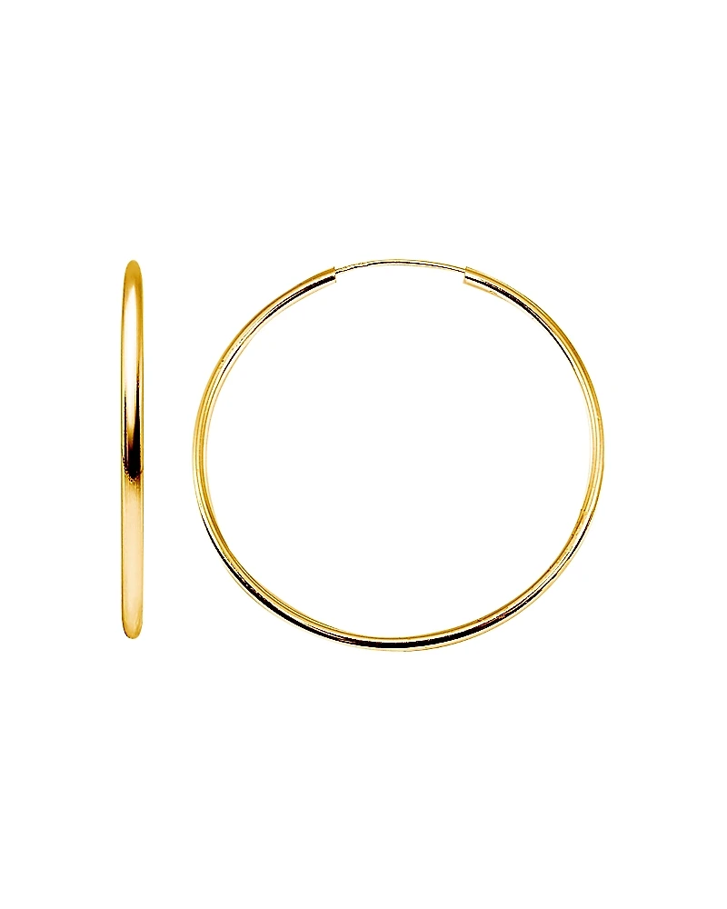 Aqua Large Hoop Earrings