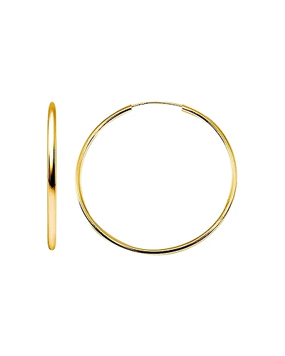 Aqua Large Hoop Earrings