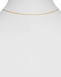 14K Yellow Gold Collar Necklace, 16"