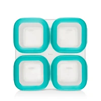 Tot 4-Piece Baby Blocks Freezer Storage Containers