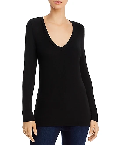 Splendid Valley Long-Sleeve V-Neck Tee