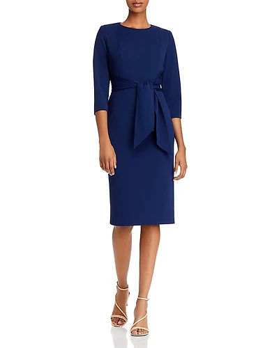 Adrianna Papell Tie-Waist Dress