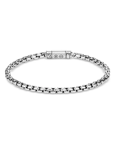 Sterling Silver Classic Chain Box Chain Bracelet