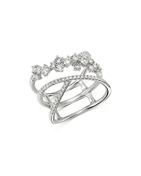 Bloomingdale's Fine Collection Diamond Scattered Crossover Ring
