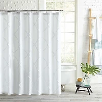 Peri Home Lattice Shower Curtain
