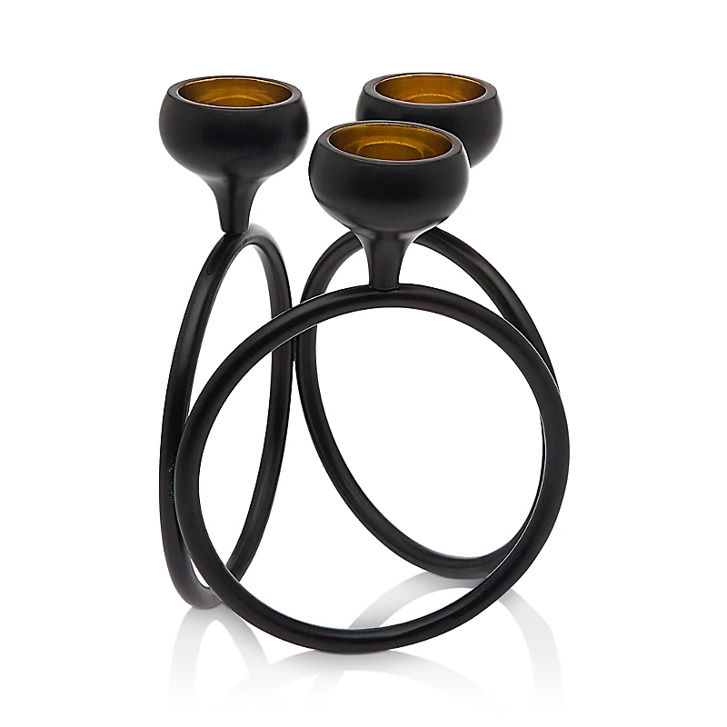 Godinger Nero D'Oro Candelabra - Exclusive