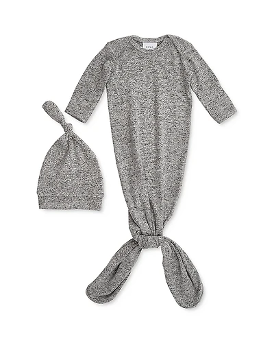 Aden and Anais Unisex Snuggle Knit Gown & Hat Set - Baby