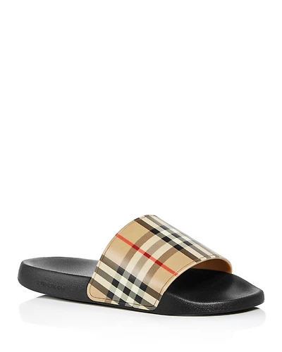 Men's Furley Vintage Check Slide Sandals