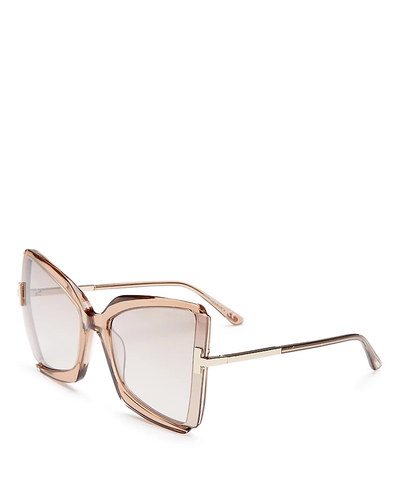 Tom Ford Gia Butterfly Sunglasses, 63mm