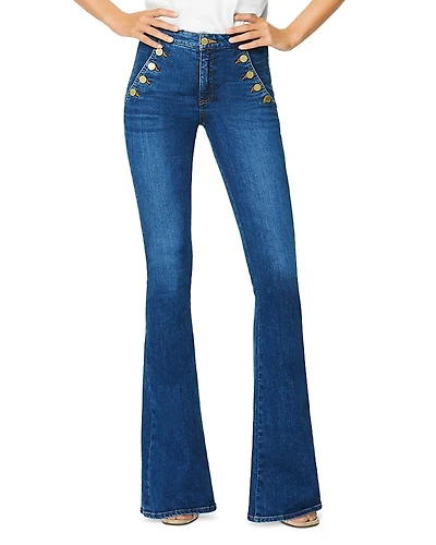 Ramy Brook Helena High Rise Flared Sailor Jeans