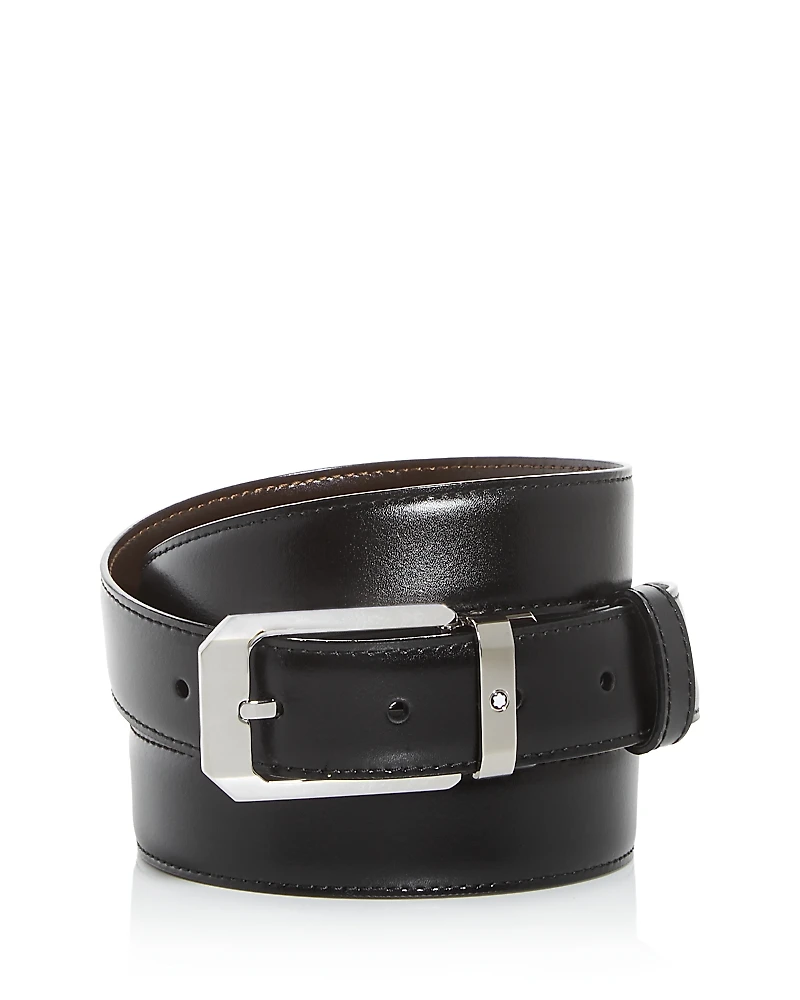 Montblanc Men's Classic Reversible Leather Belt