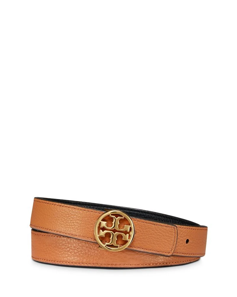 Reversible Leather Logo Belt