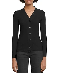 Gabrielle Ribbed Knit Cardigan