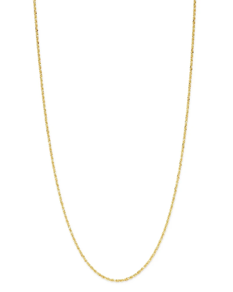 Bloomingdale's Fine Collection Fine Glitter Link Chain Necklace