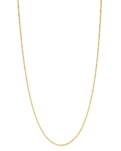 Bloomingdale's Fine Collection Fine Glitter Link Chain Necklace