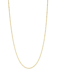 Bloomingdale's Fine Collection Fine Glitter Link Chain Necklace