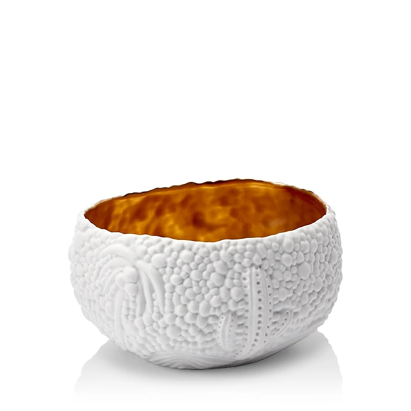 L'Objet Haas Mojave Desert Bowl with Gold Interior, Small