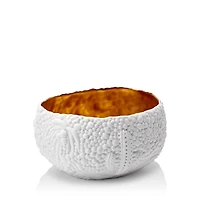 L'Objet Haas Mojave Desert Bowl with Gold Interior, Small