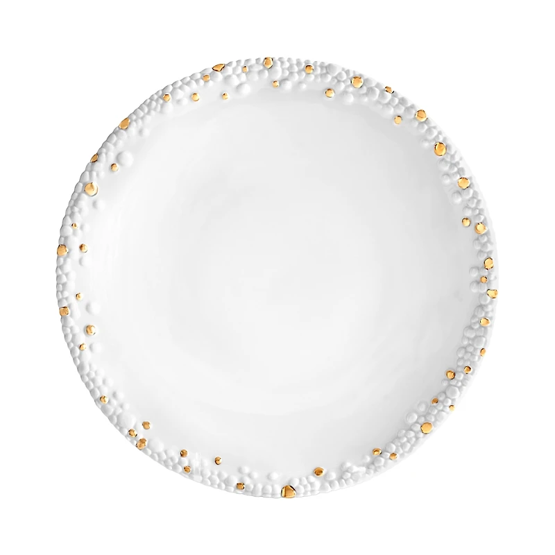 L'Objet Haas Mojave Dinner Plate with Gold Accents