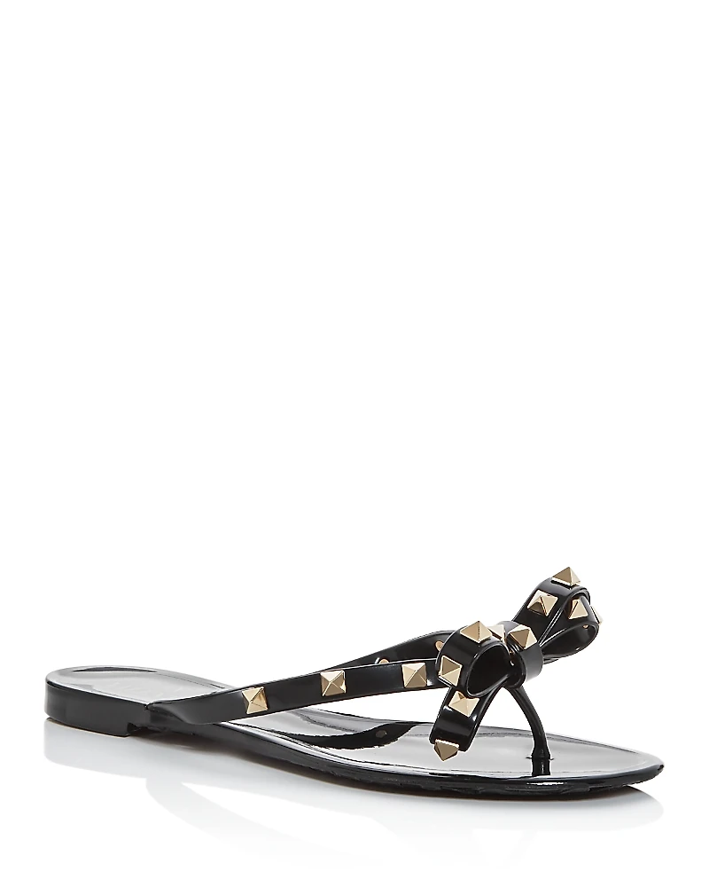 Valentino Garavani Women's Summer Rockstud Pvc Thong Sandals