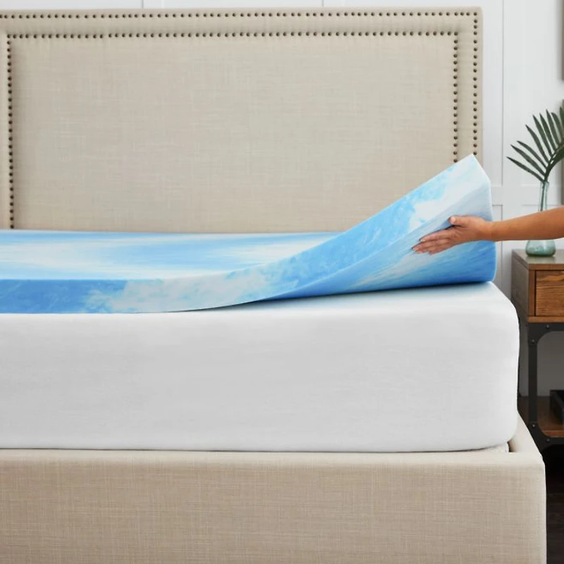 3" Memory Foam Topper with Cover, California King