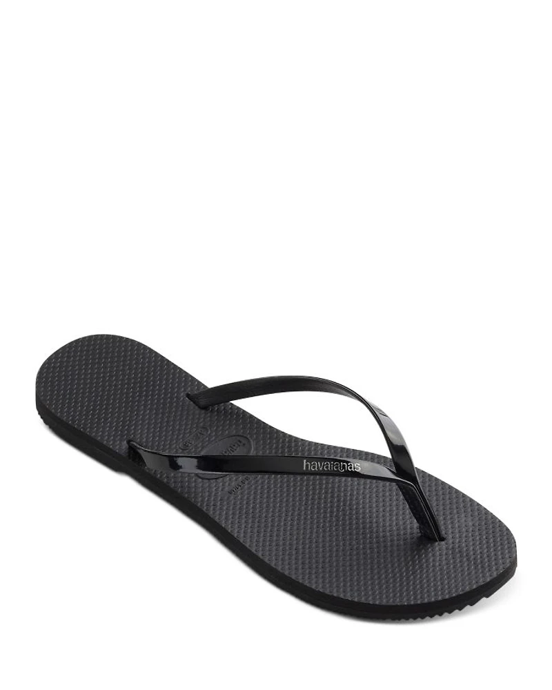 Women's You Metallic Slim Flip-Flops