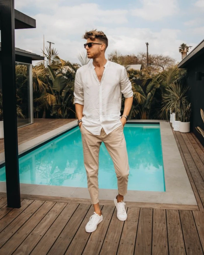 Chrono Tan Leather Strap & Gray Dial Chronograph, 45mm