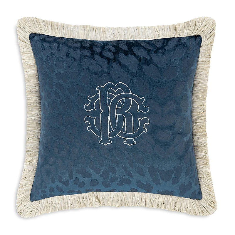 Roberto Cavalli Monogram Decorative Pillow