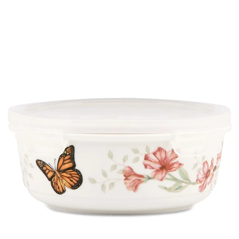 Butterfly Meadow Round Serve & Store Container