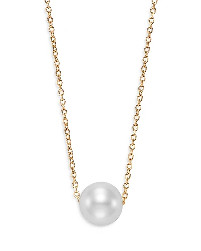 Bloomingdale's Fine Collection Cultured Freshwater Pearl Floating Pendant Necklace