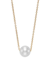 Bloomingdale's Fine Collection Cultured Freshwater Pearl Floating Pendant Necklace