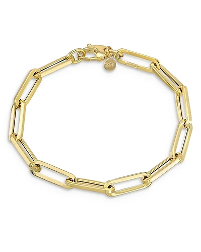 Zoe Lev 14K Yellow Gold Extra Large Paper Clip Chain Bracelet