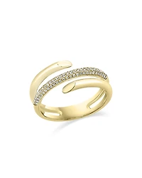 Bloomingdale's Fine Collection Diamond Pave Wrap Statement Ring
