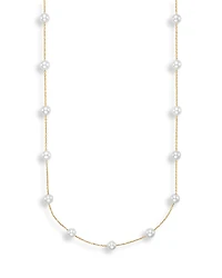 Bloomingdale's Fine Collection Cultured Freshwater Pearl Station Necklace