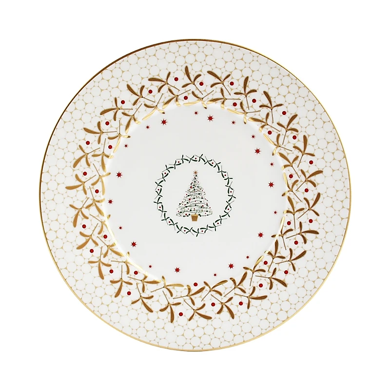 Bernardaud Noel Blanc Salad Plate