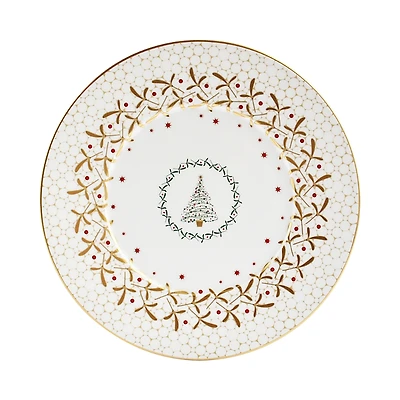 Bernardaud Noel Blanc Salad Plate