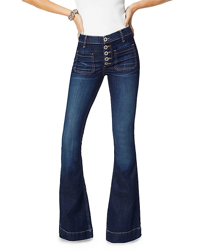 Ramy Brook Cindy High Rise Flared Jeans