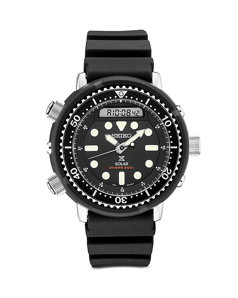 Seiko Prospex Solar Hybrid Diver Watch, 47.8mm