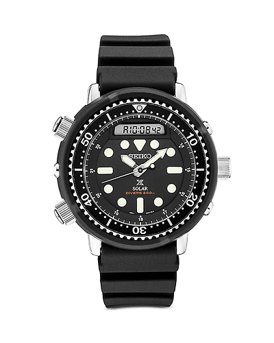 Seiko Prospex Solar Hybrid Diver Watch, 47.8mm