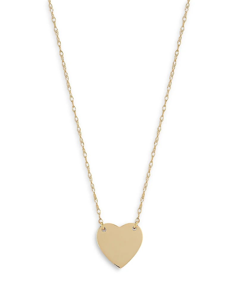 Moon & Meadow 14K Yellow Gold Heart Pendant Necklace